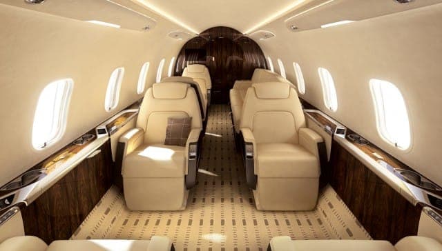 Cabina Bombardier Challenger 350
